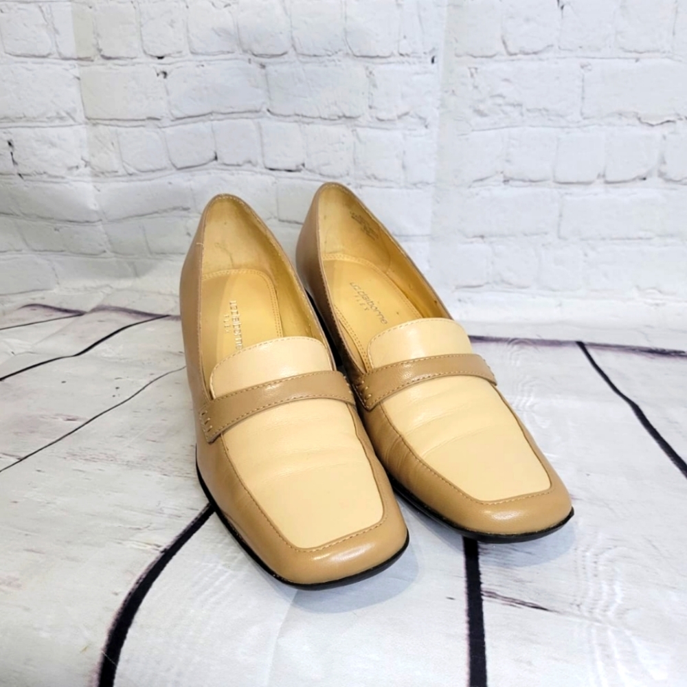 Liz Claiborne Flex Tan/Cream Heels